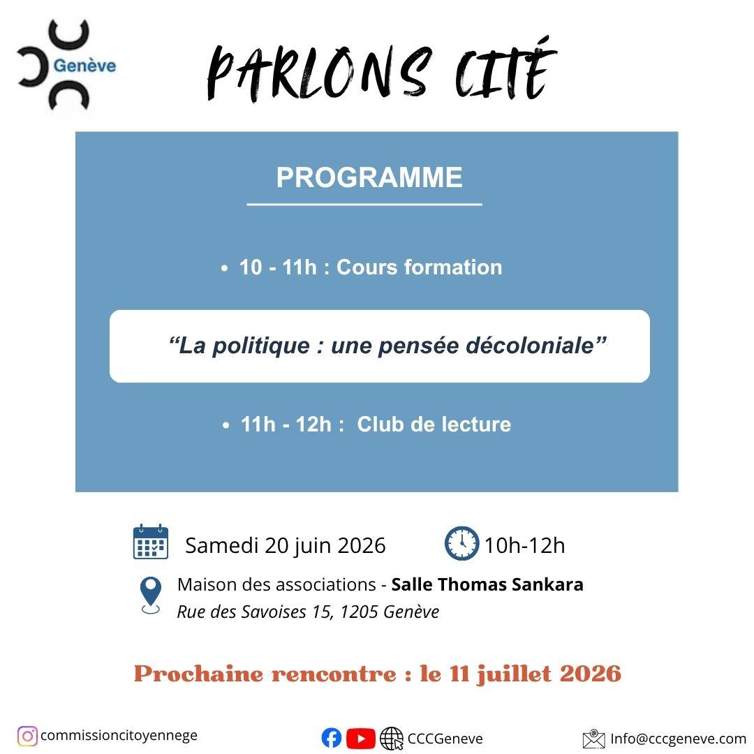Parlons cité le 20 juin 2026