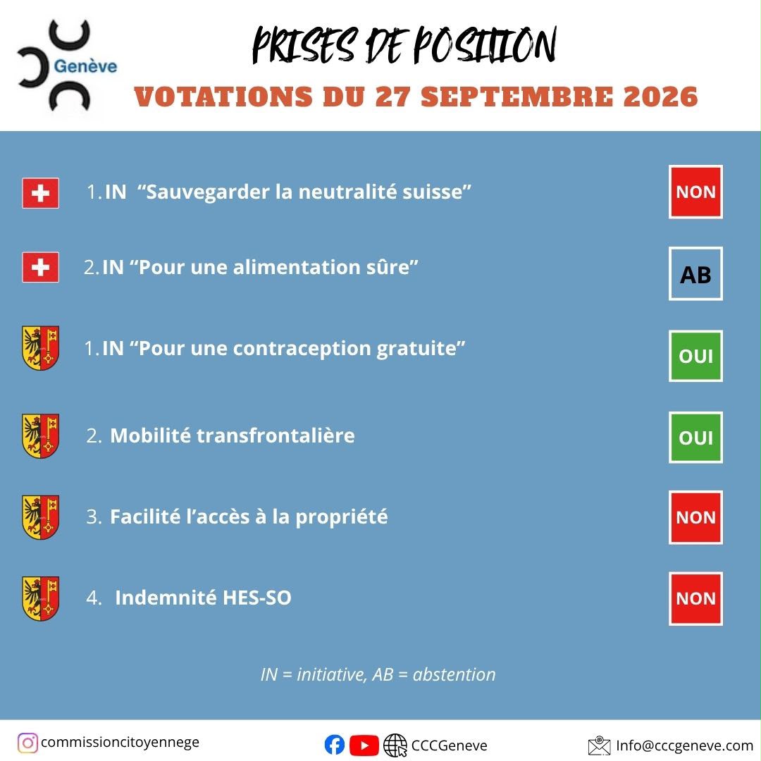 Votations du 27 septembre 2026